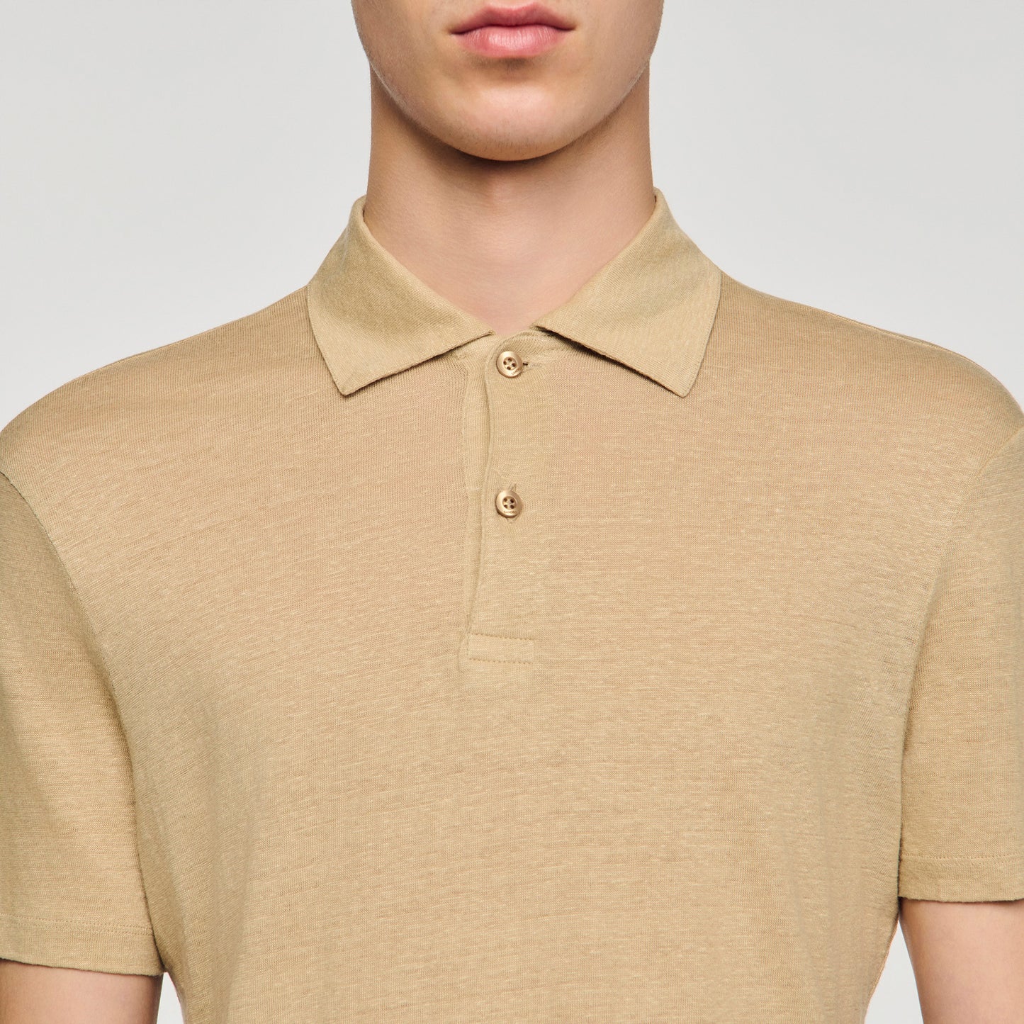 Polo de lino