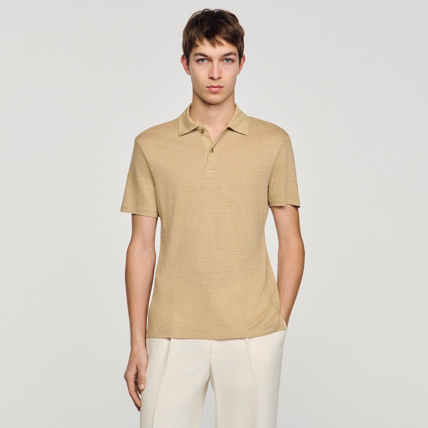 Polo de lino