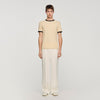 Camiseta bicolor con parche