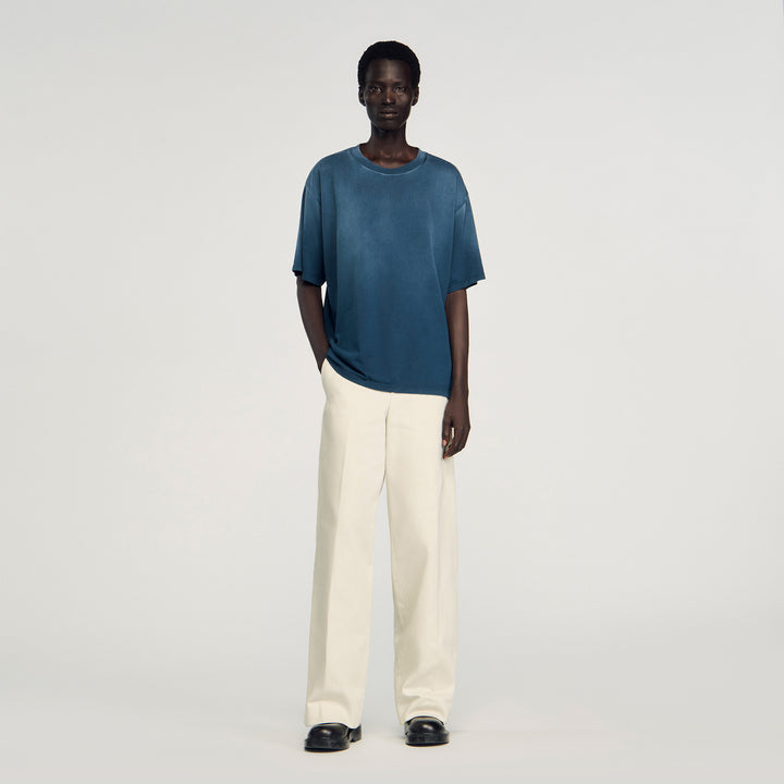 Camiseta oversize de algodón