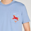 Camiseta de algodón bordado caballo