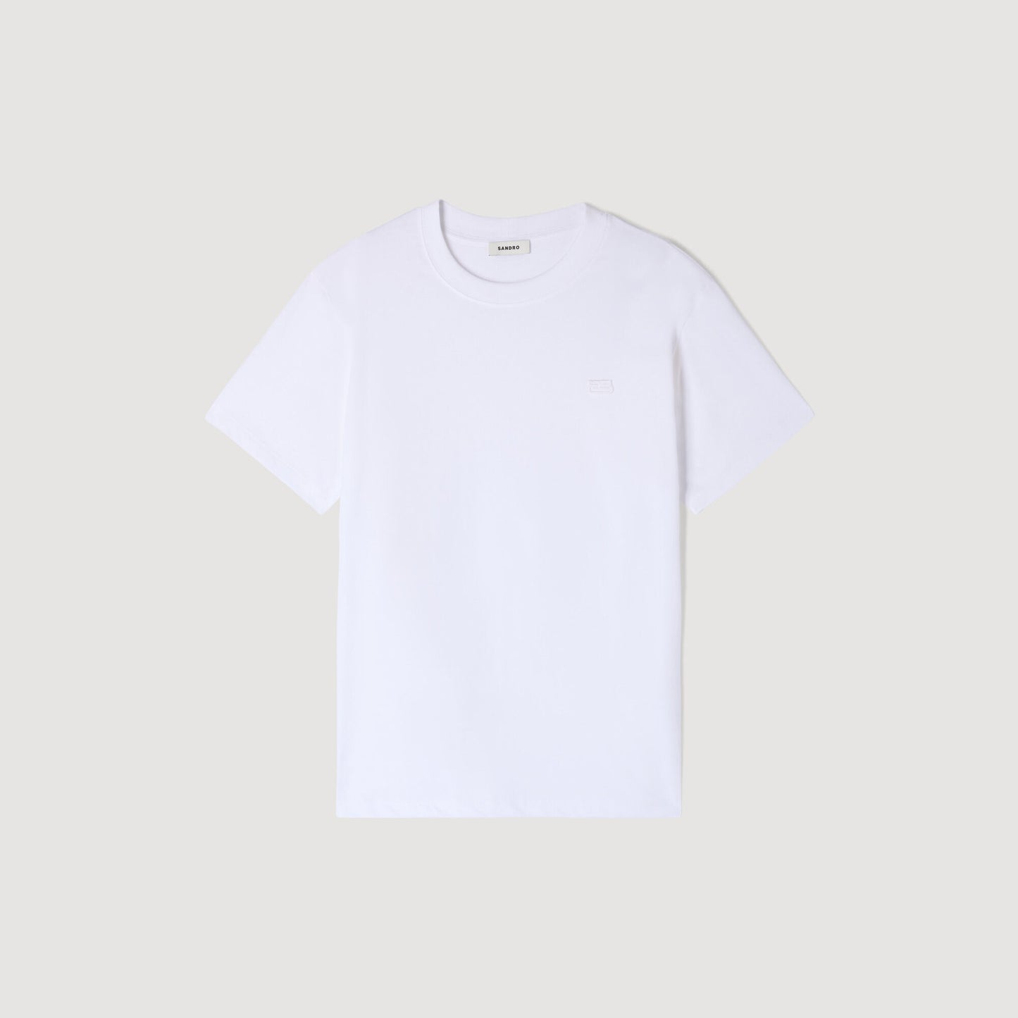 Camiseta con parche doble S