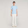 Camiseta con parche doble S