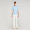 Camiseta con parche doble S