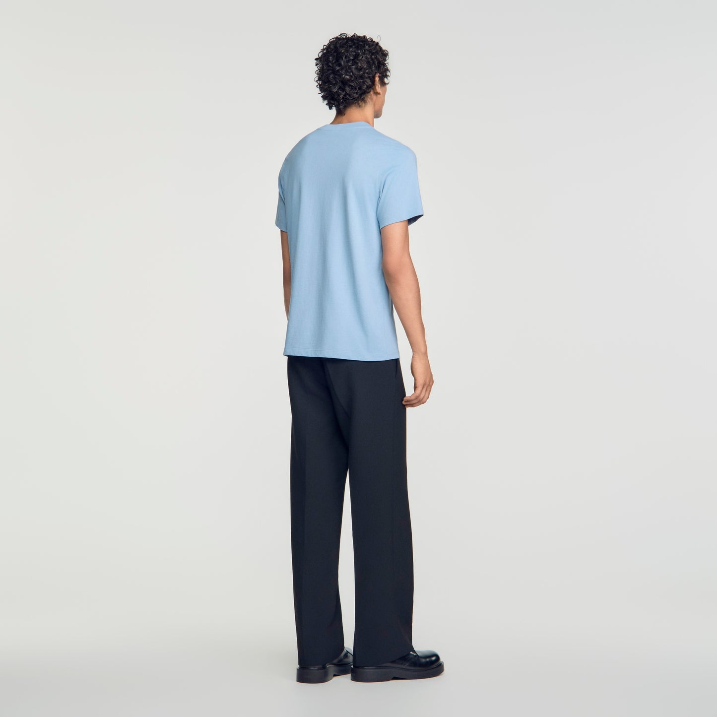 Camiseta de algodón con logo