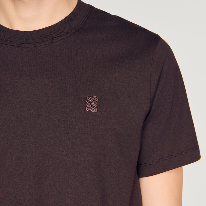 Camiseta de algodón con logo