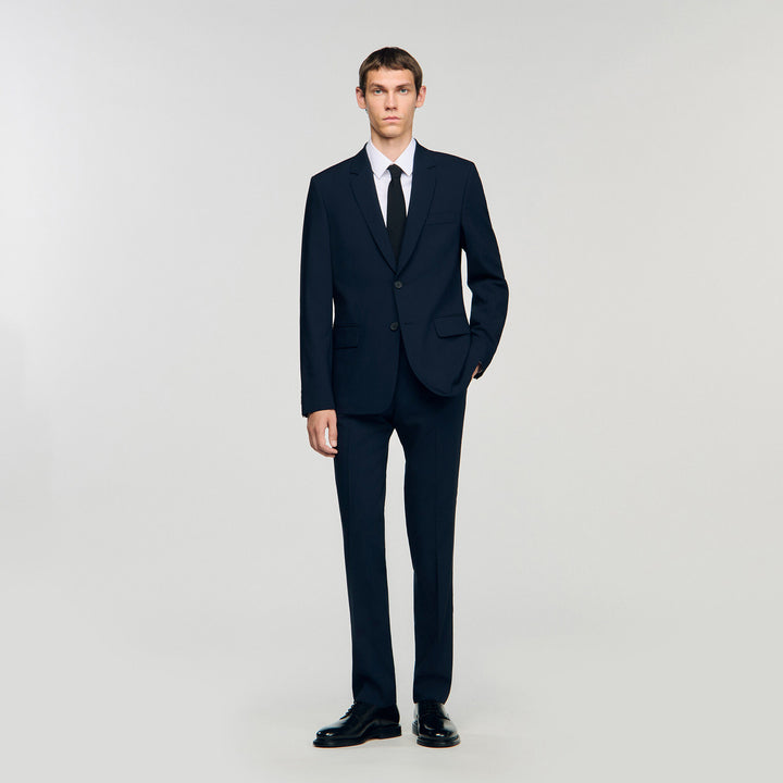 Chaqueta de traje de lana