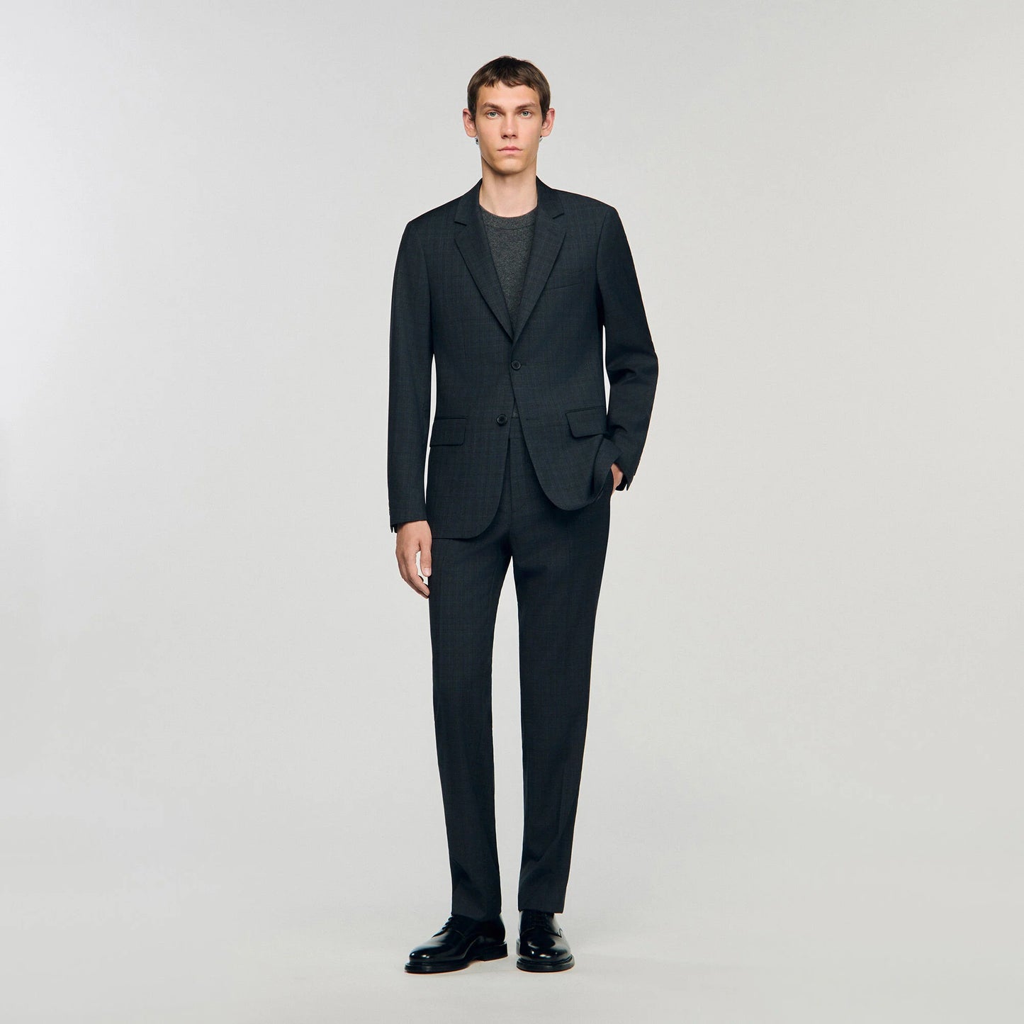 Chaqueta de traje de lana