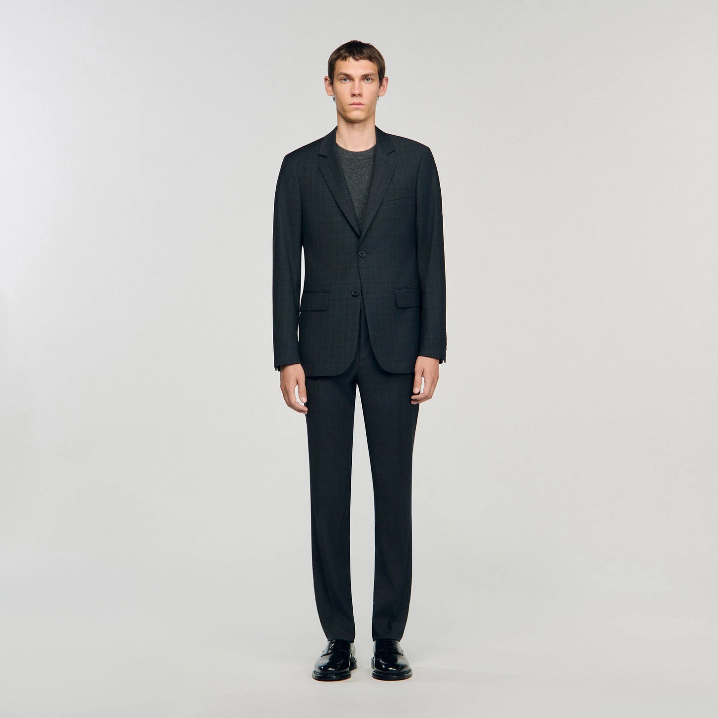 Chaqueta de traje de lana