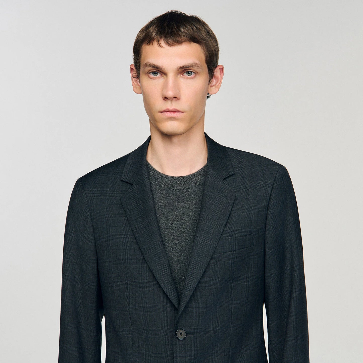 Chaqueta de traje de lana