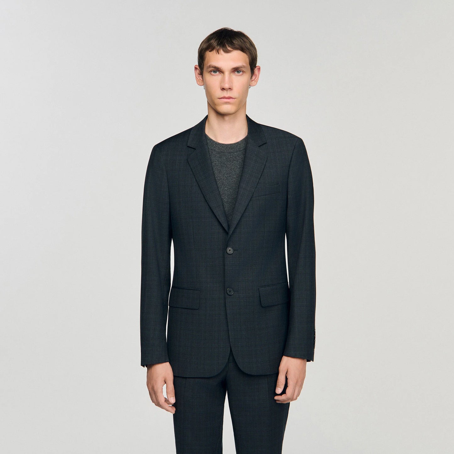 Chaqueta de traje de lana