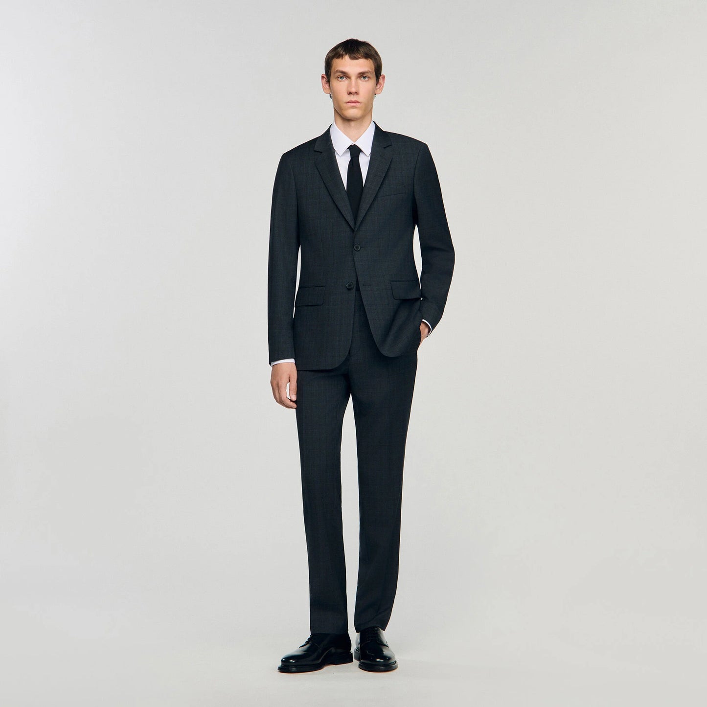 Chaqueta de traje de lana