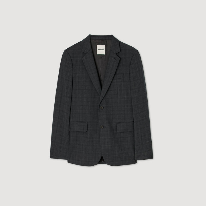 Chaqueta de traje de lana