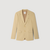 Chaqueta de traje clásica de lino