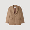 Chaqueta de traje amplia de lana
