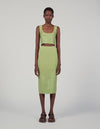 Falda midi sublimada con strass