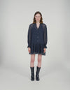 Vestido corto con lunares