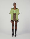 Camisa oversize satinada