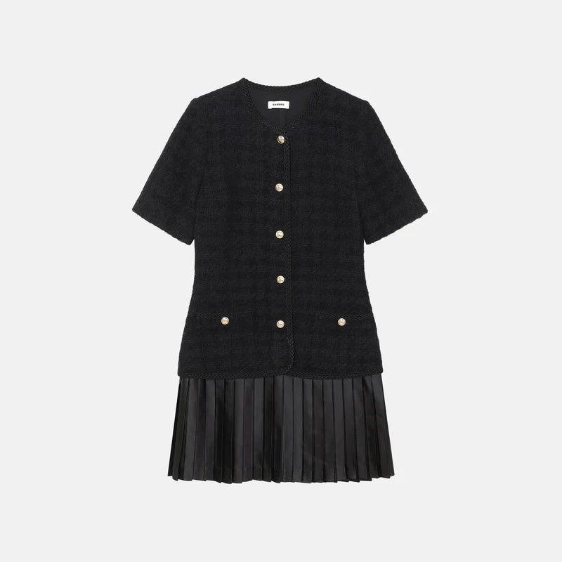 Vestido de tweed