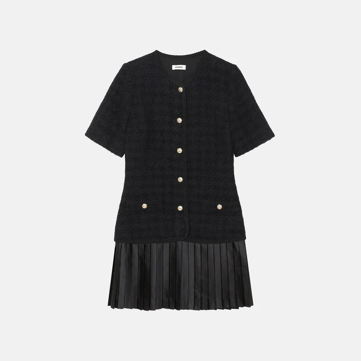 Vestido de tweed