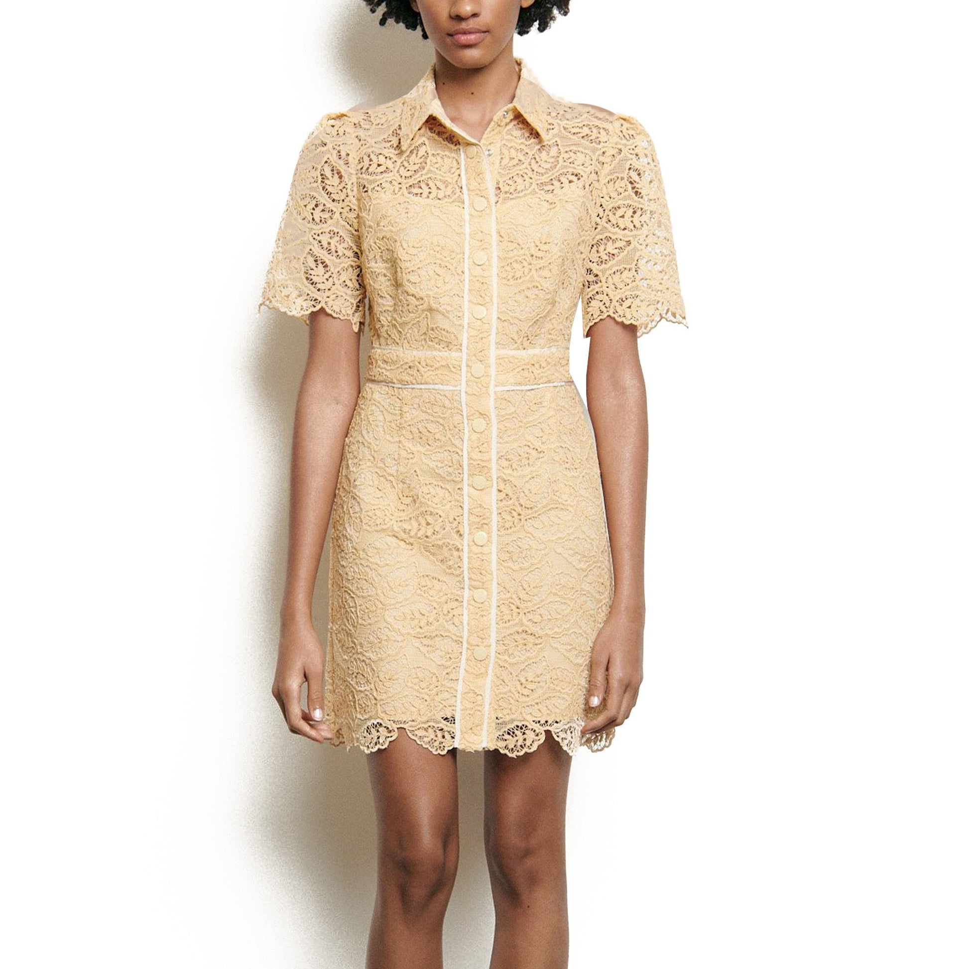 Sandro | Vestido Live Amarillo