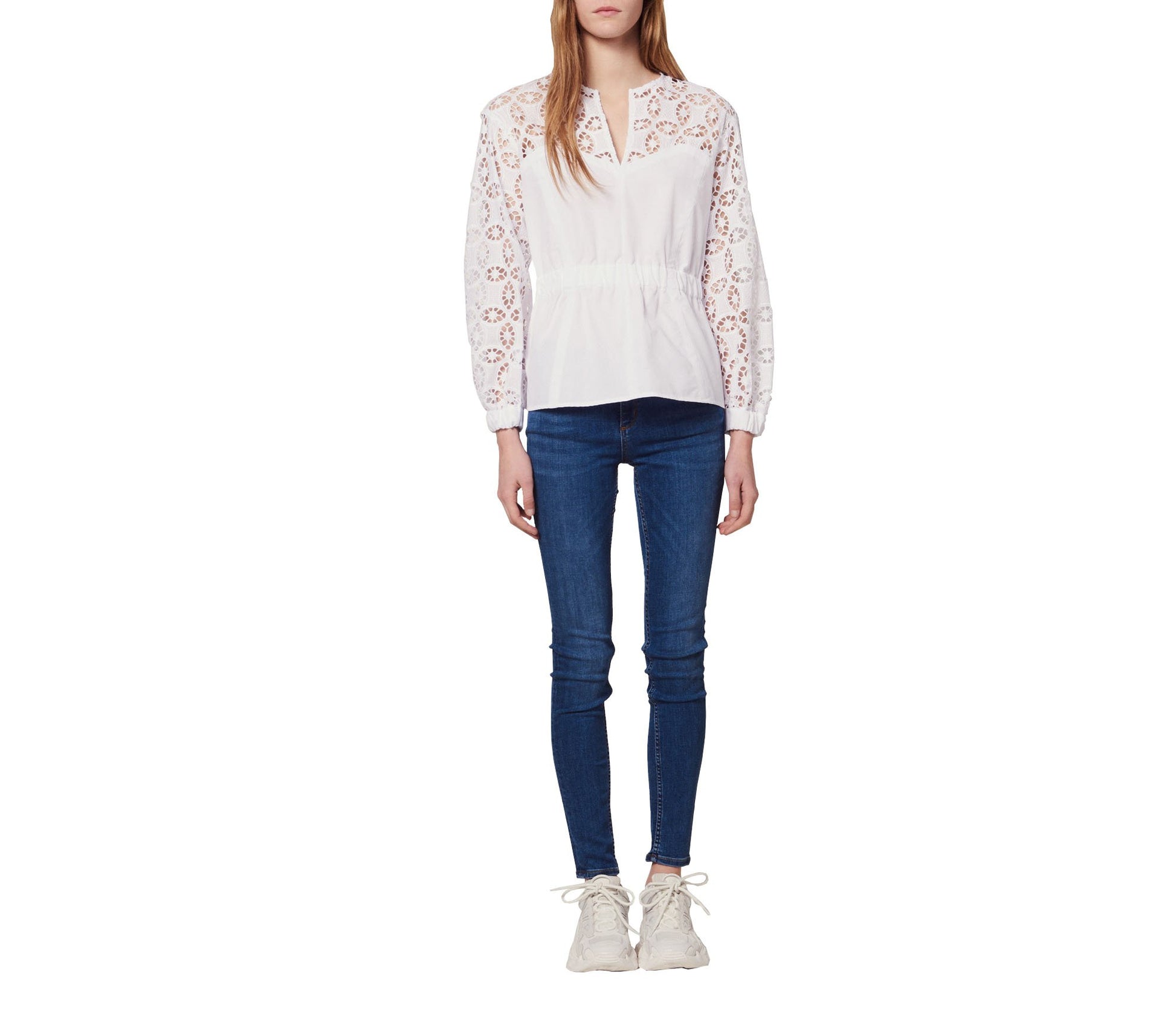 Sandro | Blusa Apolinaire Blanco