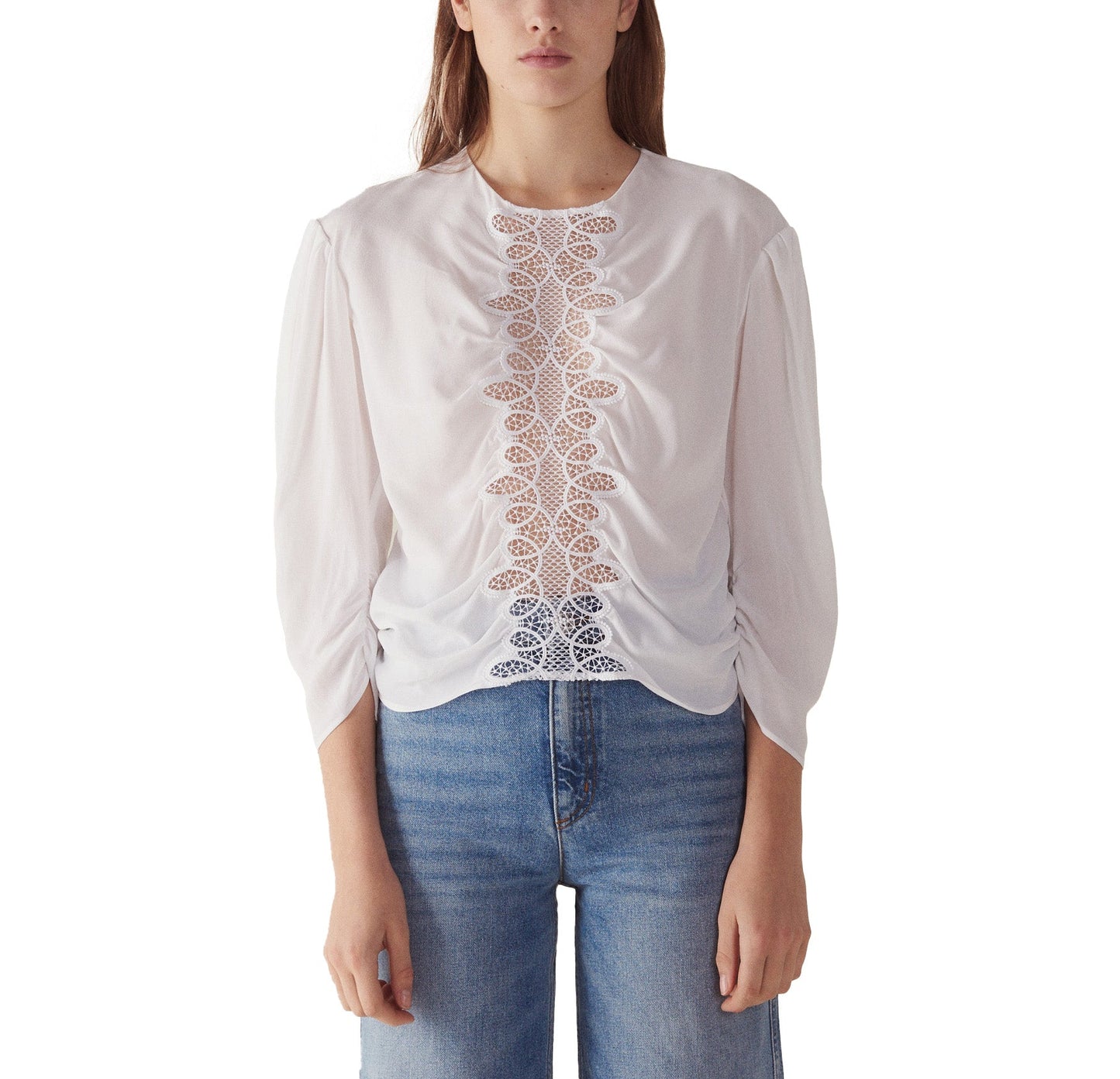 Sandro | Blusa Antonin Blanco