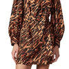 Vestido Lunas Estampado Animal
