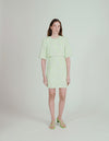 Vestido corto de tweed