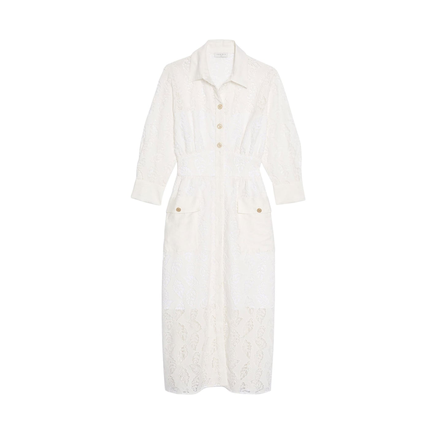 Sandro | Vestido Zenali Blanco