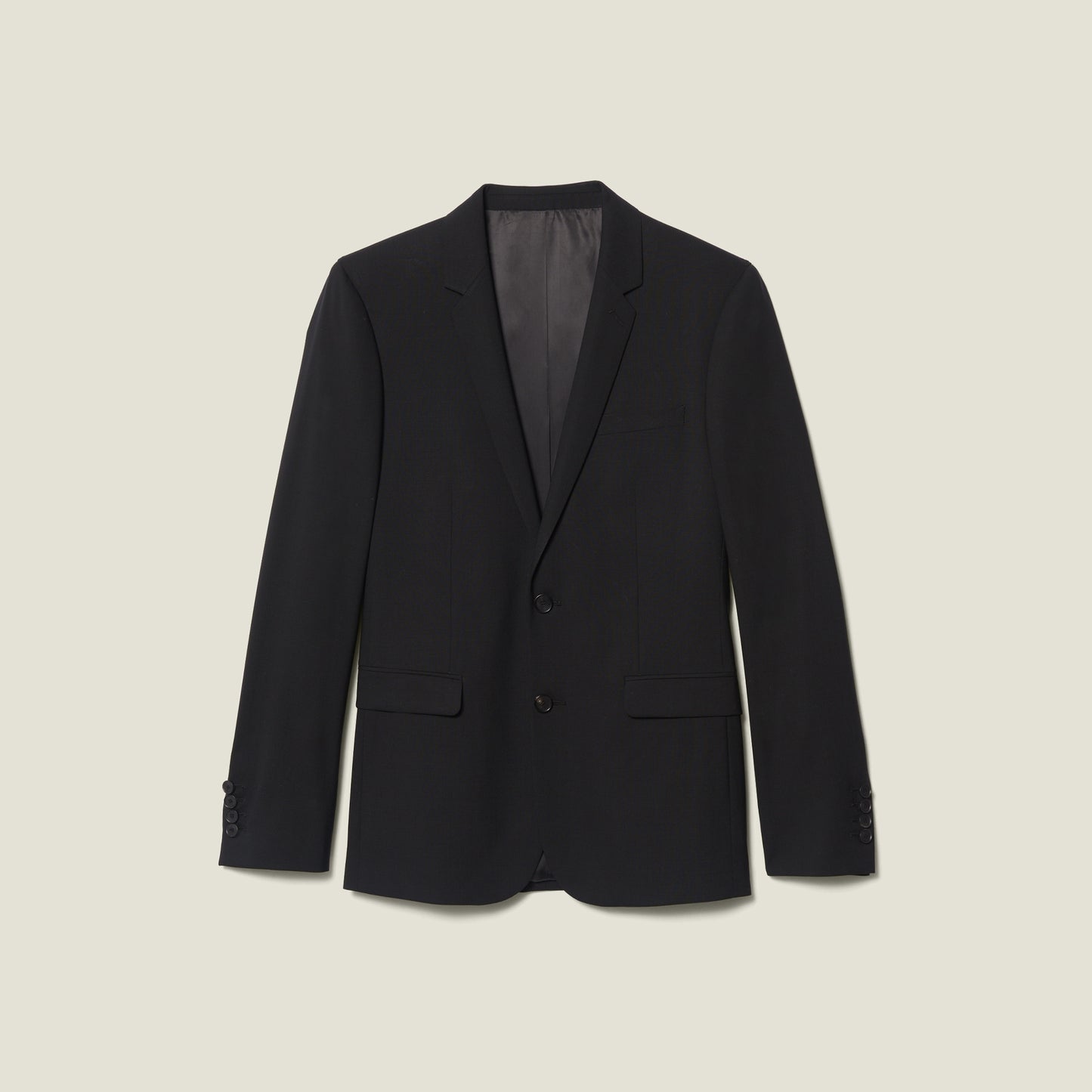 Chaqueta de traje clásica de lana