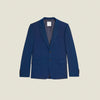 Chaqueta de traje de lana y mohair Formal Blue Op