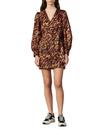 Vestido Lunas Estampado Animal
