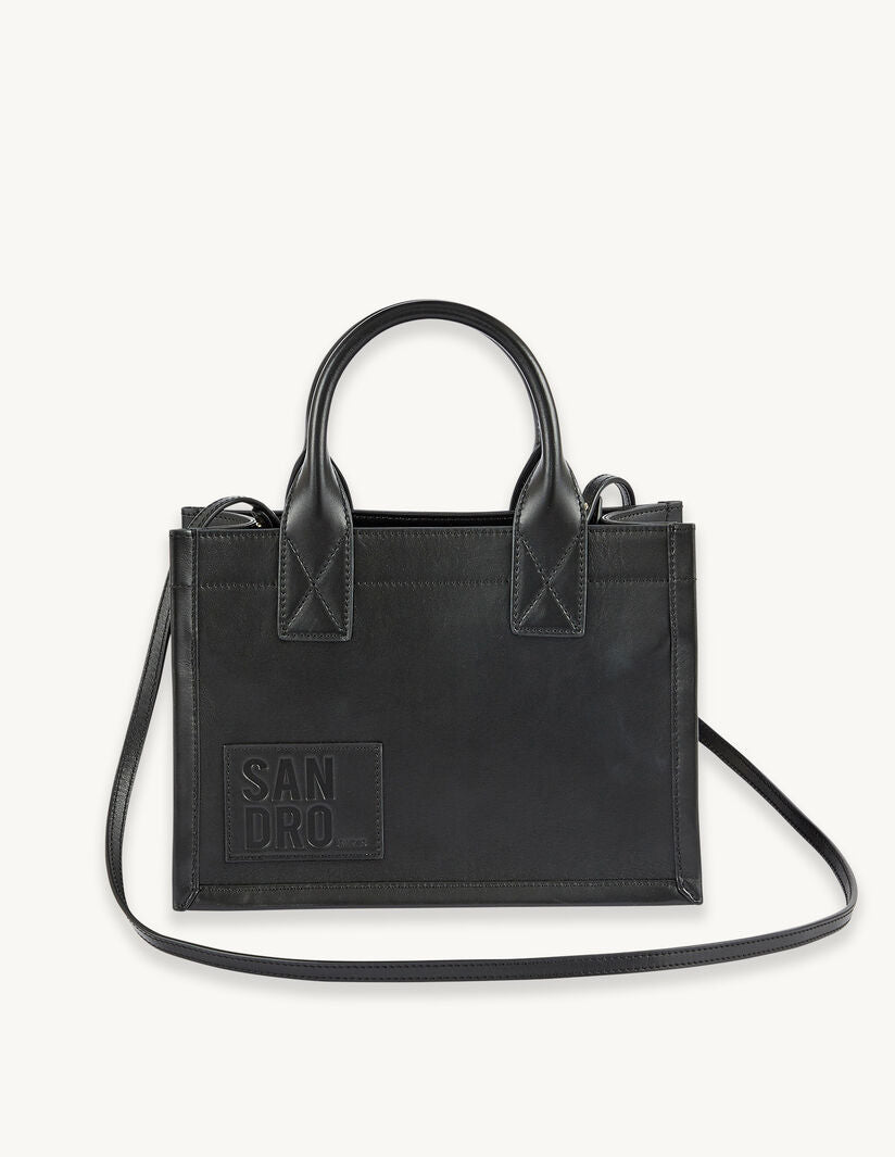 Bolso cabás pequeño Kasbah de piel lisa