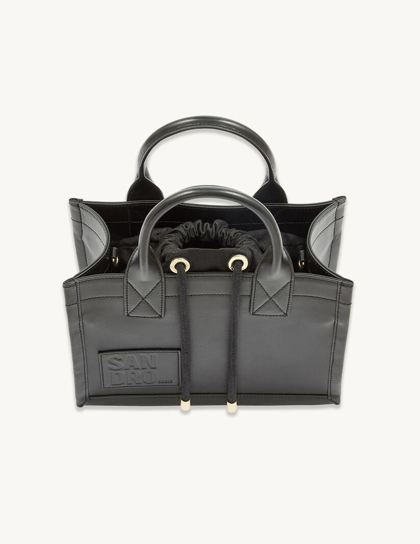 Bolso cabás pequeño Kasbah de piel lisa