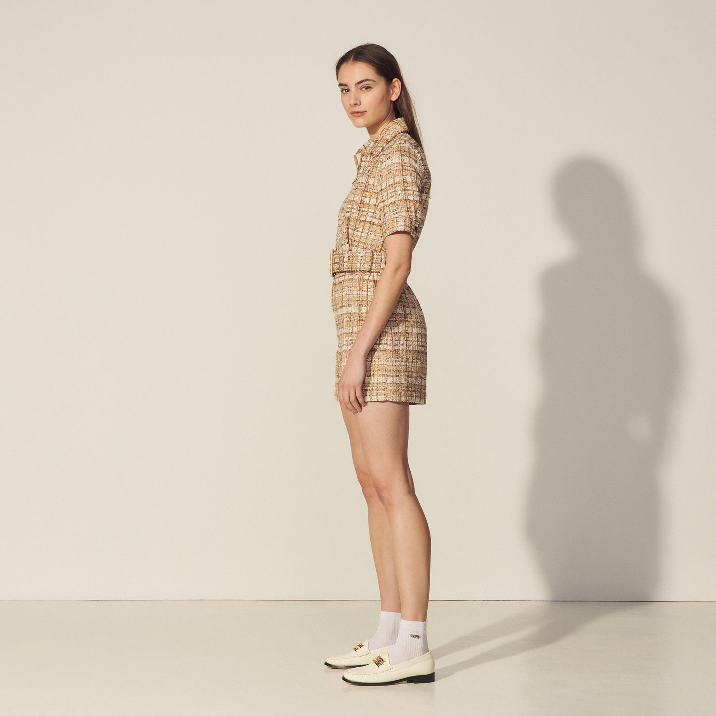 Mono corto de tweed Acacia