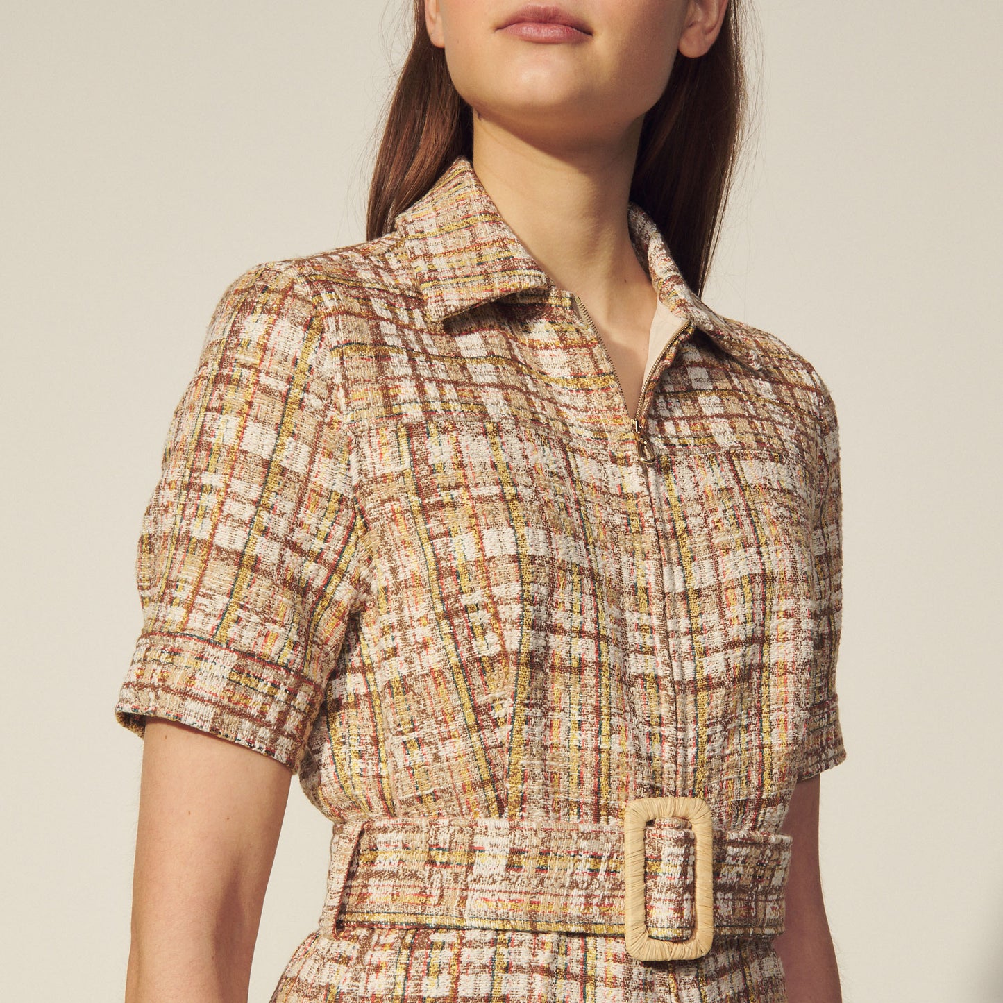 Mono corto de tweed Acacia