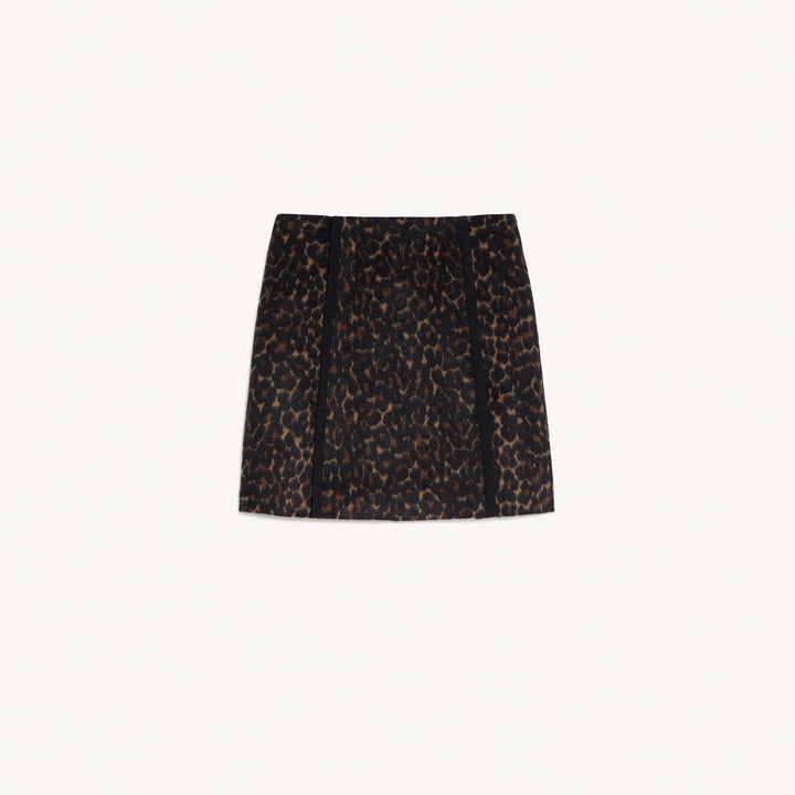 Falda corta de leopardo Lepy