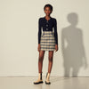 Falda de cuadros de tweed Annete