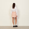 Falda de tweed bicolor