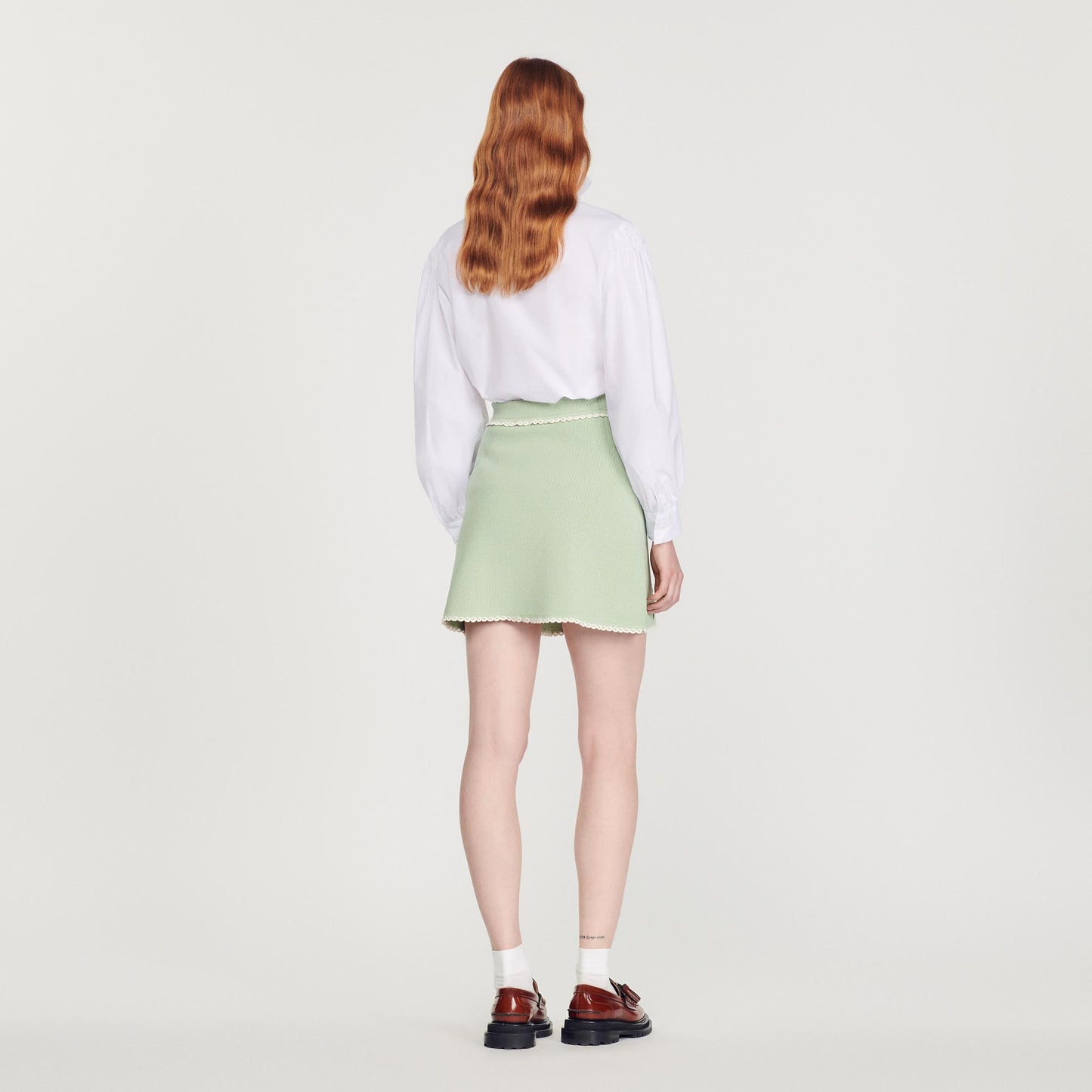 Falda trapecio de punto