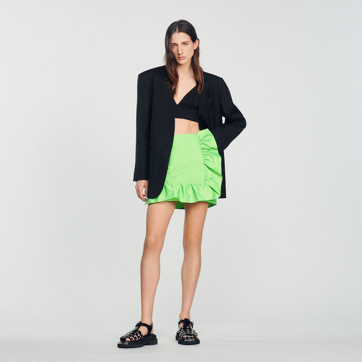 Falda tejida Marlene Verde