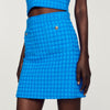 Falda corta de tweed