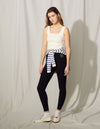 Sandro | Legging de punto con bordado Mexique