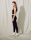 Legging de punto con bordado Mexique