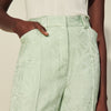 Pantalón de jacquard tono sobre tono Gabin