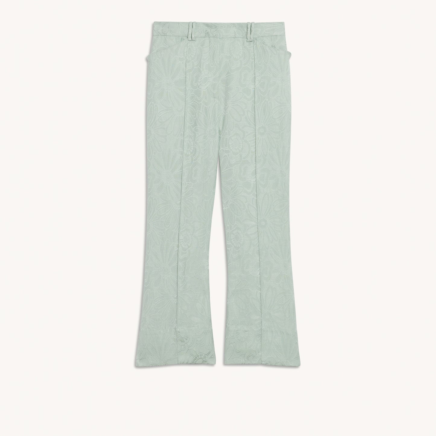 Pantalón de jacquard tono sobre tono Gabin