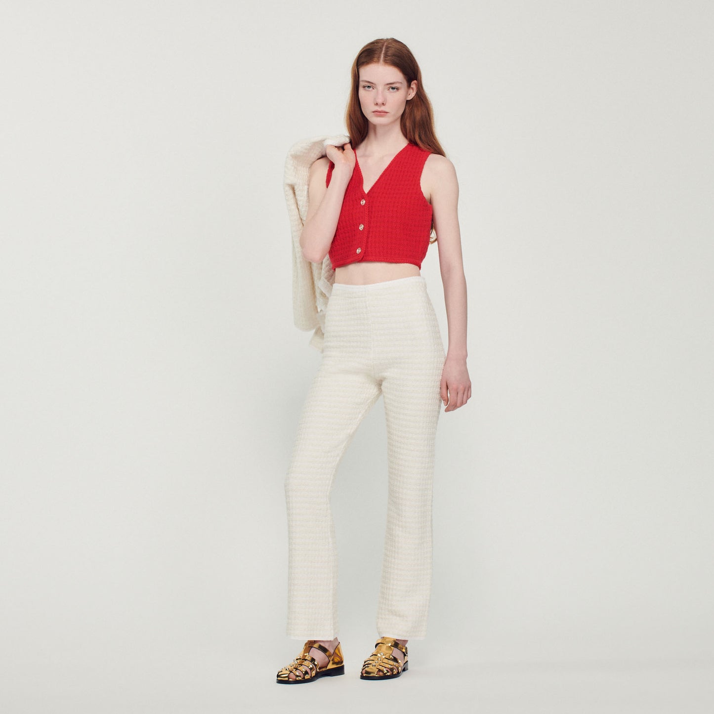Pantalón de tweed