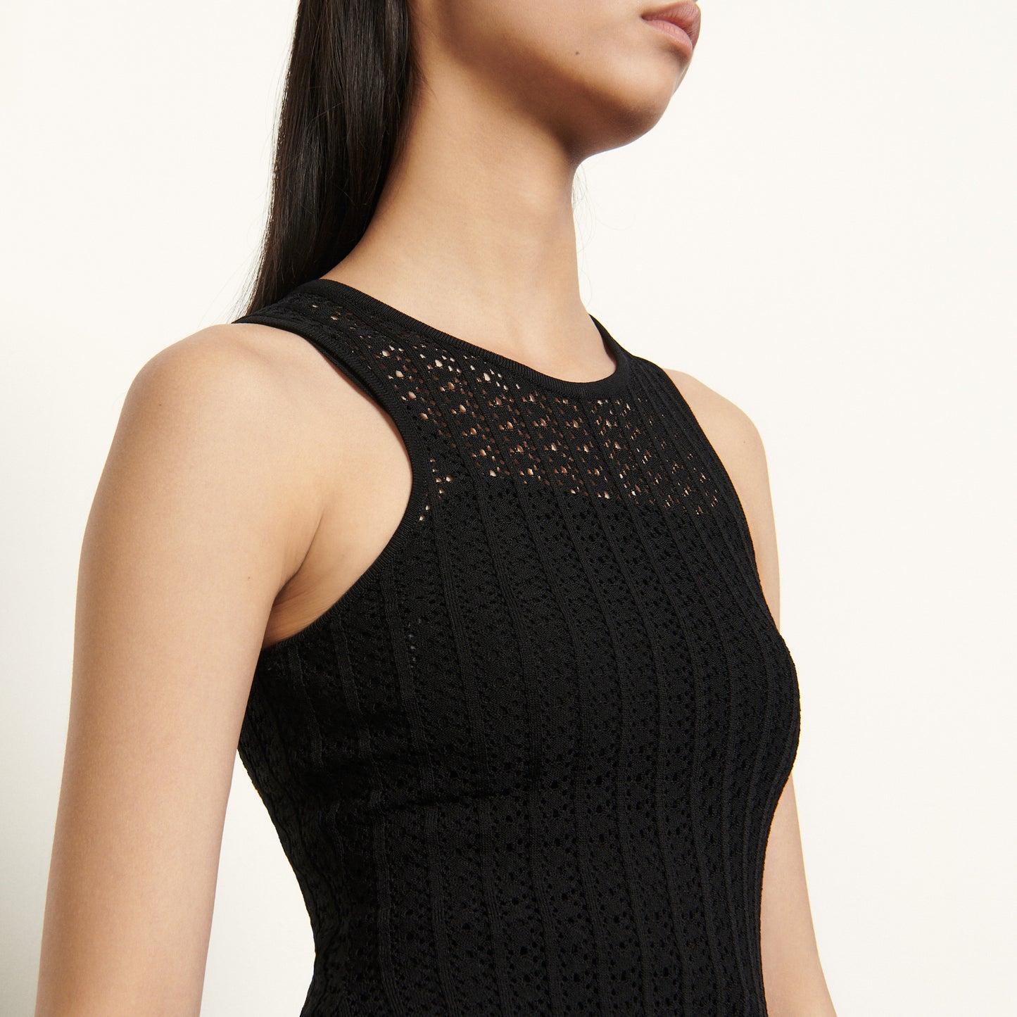 Vestido largo sin mangas Aleane