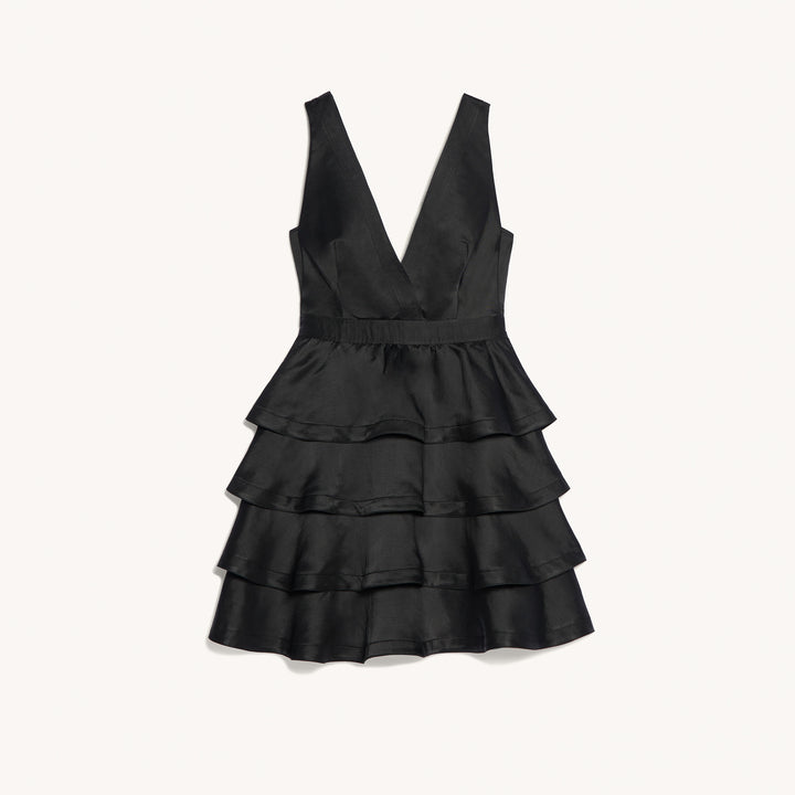 Vestido sin mangas y con volantes Raquel